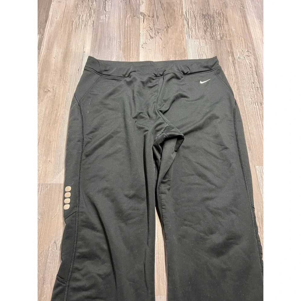 Nike Joggers Black Stretch Athletic Gym‎ Pants Straight Leg Youth Large  12-14